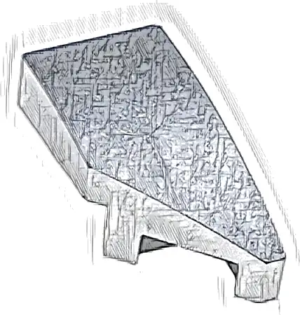 Wedge 2 x 1 x 2/3 Right