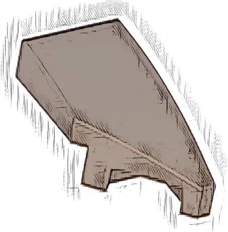 Wedge 2 x 1 x 2/3 Right