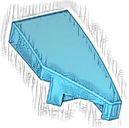 Wedge 2 x 1 x 2/3 Right