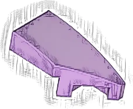 Wedge 2 x 1 x 2/3 Right