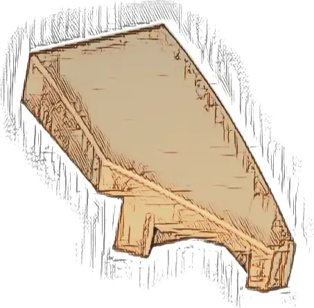 Wedge 2 x 1 x 2/3 Right