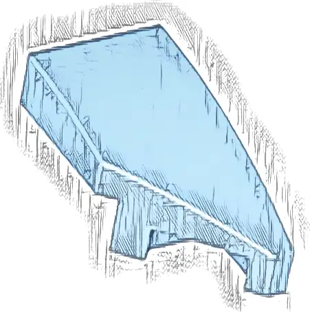 Wedge 2 x 1 x 2/3 Right