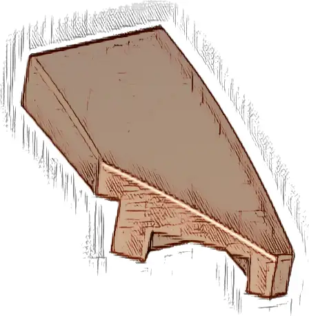 Wedge 2 x 1 x 2/3 Right