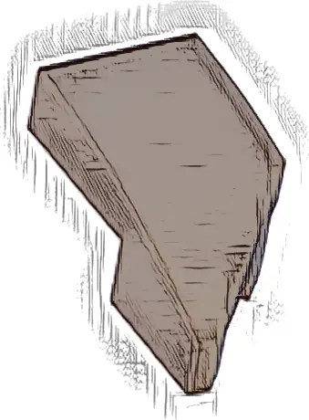 Wedge 2 x 1 x 2/3 Left