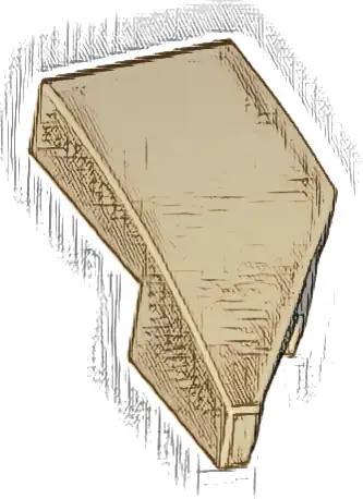 Wedge 2 x 1 x 2/3 Left