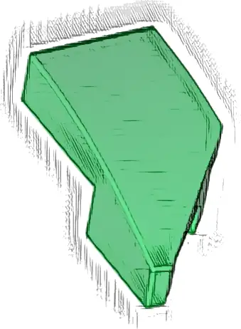 Wedge 2 x 1 x 2/3 Left