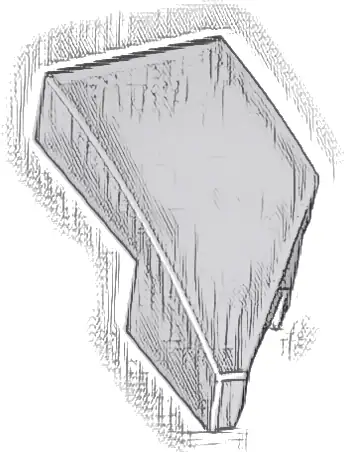 Wedge 2 x 1 x 2/3 Left