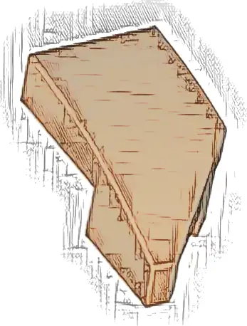 Wedge 2 x 1 x 2/3 Left