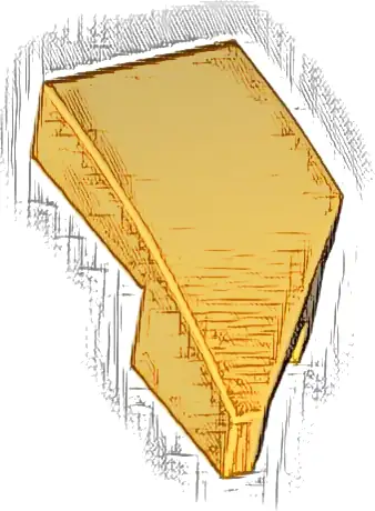 Wedge 2 x 1 x 2/3 Left