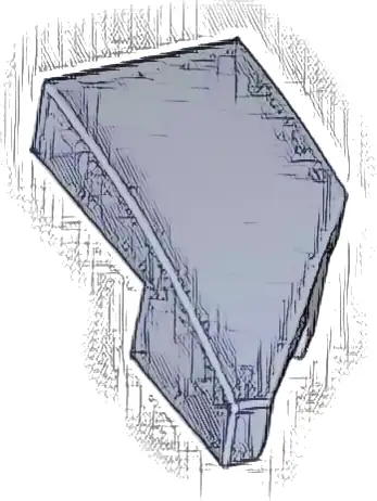 Wedge 2 x 1 x 2/3 Left