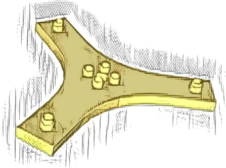 Duplo Propeller Rotor 3 Blade (Large) for Ferris Wheel and Merry-Go-Round