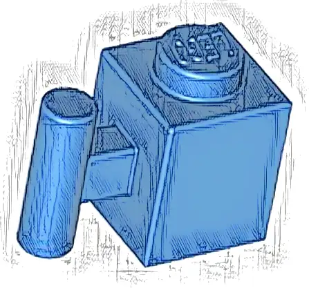 Brick, Modified 1 x 1 with Bar Handle