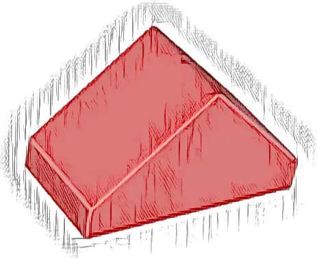 Duplo, Brick 4 x 2 Slope 45 Double