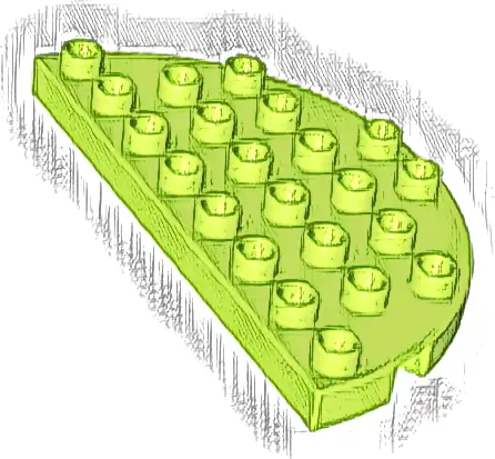 Duplo, Plate Round Corner 4 x 8 Double