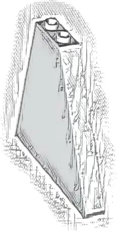 Slope 55 6 x 1 x 5 with Bottom Stud Holders