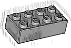 Część LEGO® 3001 Klocek 2 x 4