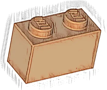 Brick 1 x 2