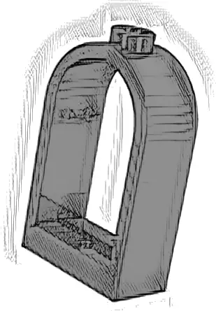 Window 1 x 2 x 2 2/3 with Rounded Top