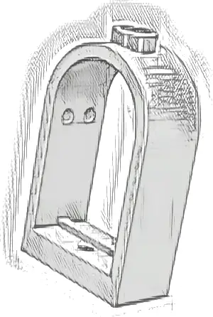 Window 1 x 2 x 2 2/3 with Rounded Top