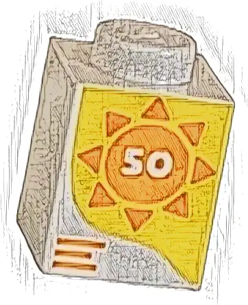 Brick 1 x 1 with Number 50 in Orange Sun on Yellow Background Pattern