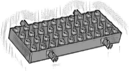 Brick, Modified 4 x 10 with 4 Pins