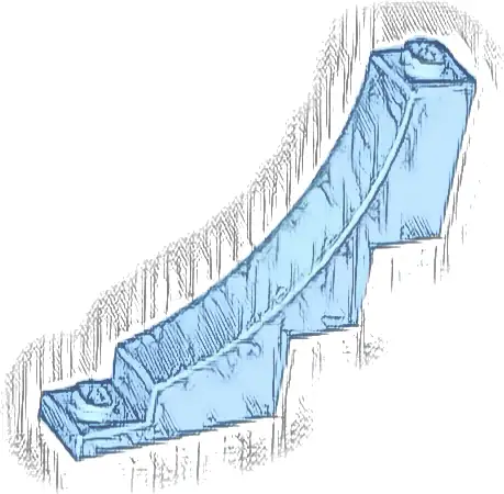 Arch 1 x 5 x 4 Inverted