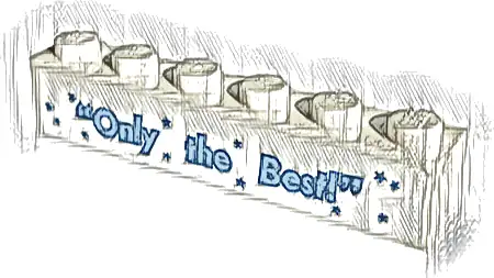 Brick 1 x 6 with 'Only the Best!' Pattern (Sticker) - Set 60253