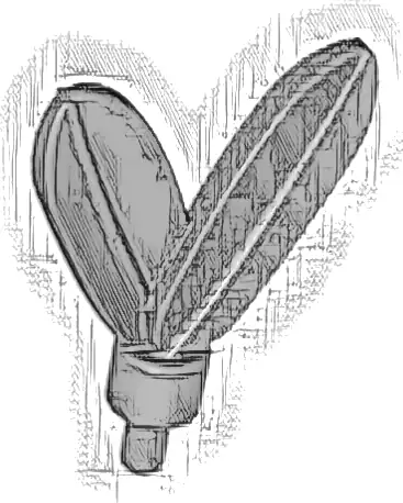 Minifigure, Plume Feathers with Small Pin