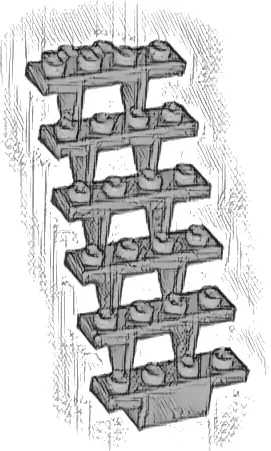 Stairs 7 x 4 x 6 Straight Open