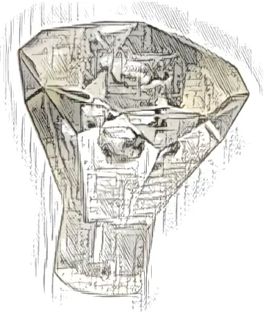 Rock 1 x 1 Jewel 24 Facet