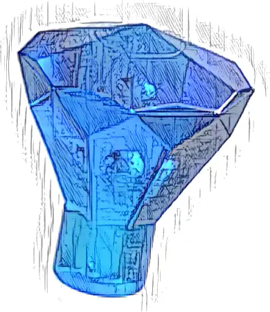 Rock 1 x 1 Jewel 24 Facet