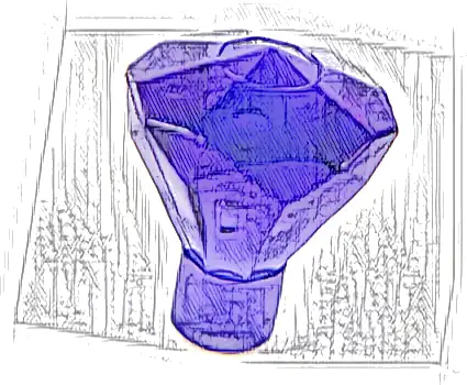 Rock 1 x 1 Jewel 24 Facet