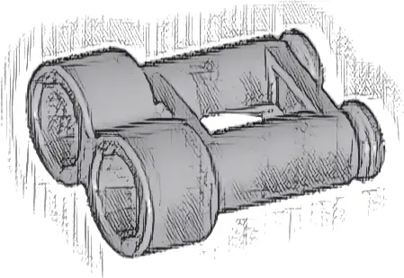 Minifigure, Utensil Binoculars Town
