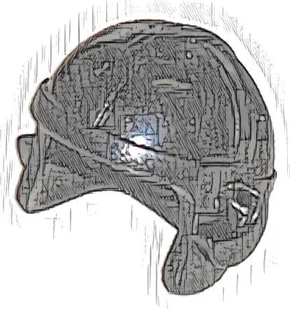 Minifigure, Headgear Cap, Aviator