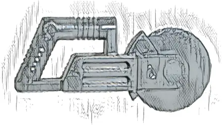 Minifigure, Utensil Tool Circular Blade Saw