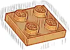 Część LEGO® 3022 Płytka 2 x 2