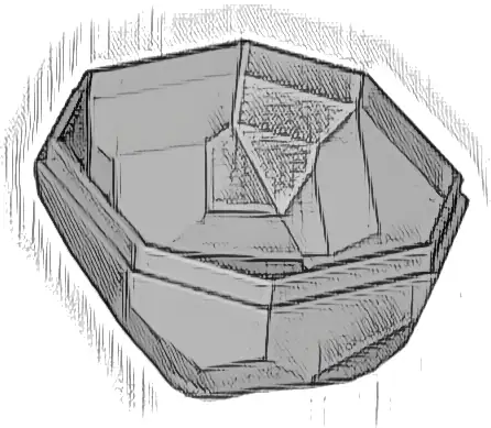 Rock 4 x 4 Octagonal Boulder, Bottom