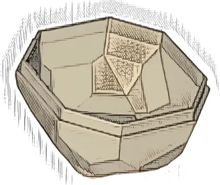 Rock 4 x 4 Octagonal Boulder, Bottom