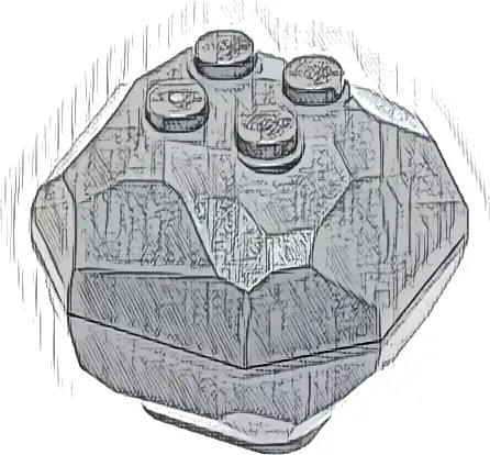 Rock 4 x 4 Octagonal Boulder (30293 / 30294)