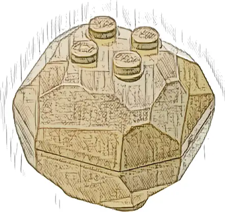 Rock 4 x 4 Octagonal Boulder (30293 / 30294)