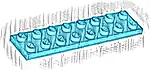 Część LEGO® 3034 Płytka 2 x 8