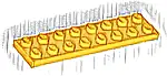 Część LEGO® 3034 Płytka 2 x 8
