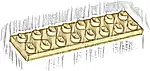 Część LEGO® 3034 Płytka 2 x 8