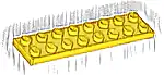 Część LEGO® 3034 Płytka 2 x 8