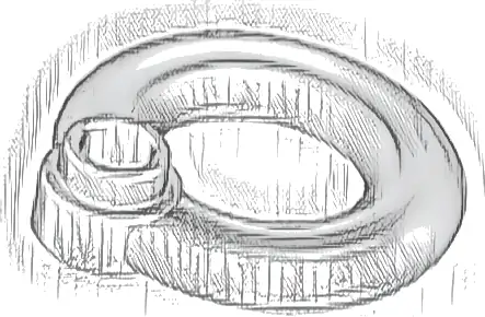 Minifigure, Utensil Flotation Ring (Life Preserver)