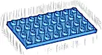 Część LEGO® 3035 Płytka 4 x 8
