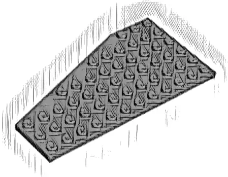 Wedge, Plate 12 x 6 Right