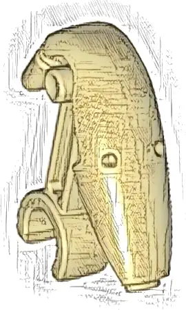 Minifigure, Head, Modified Mechanical Plain (SW Battle Droid)