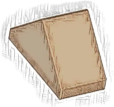 Slope 45 2 x 1 Double with Bottom Stud Holder