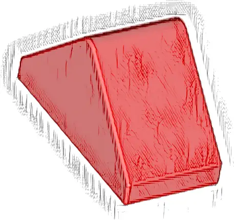 Slope 45 2 x 1 Double with Bottom Stud Holder